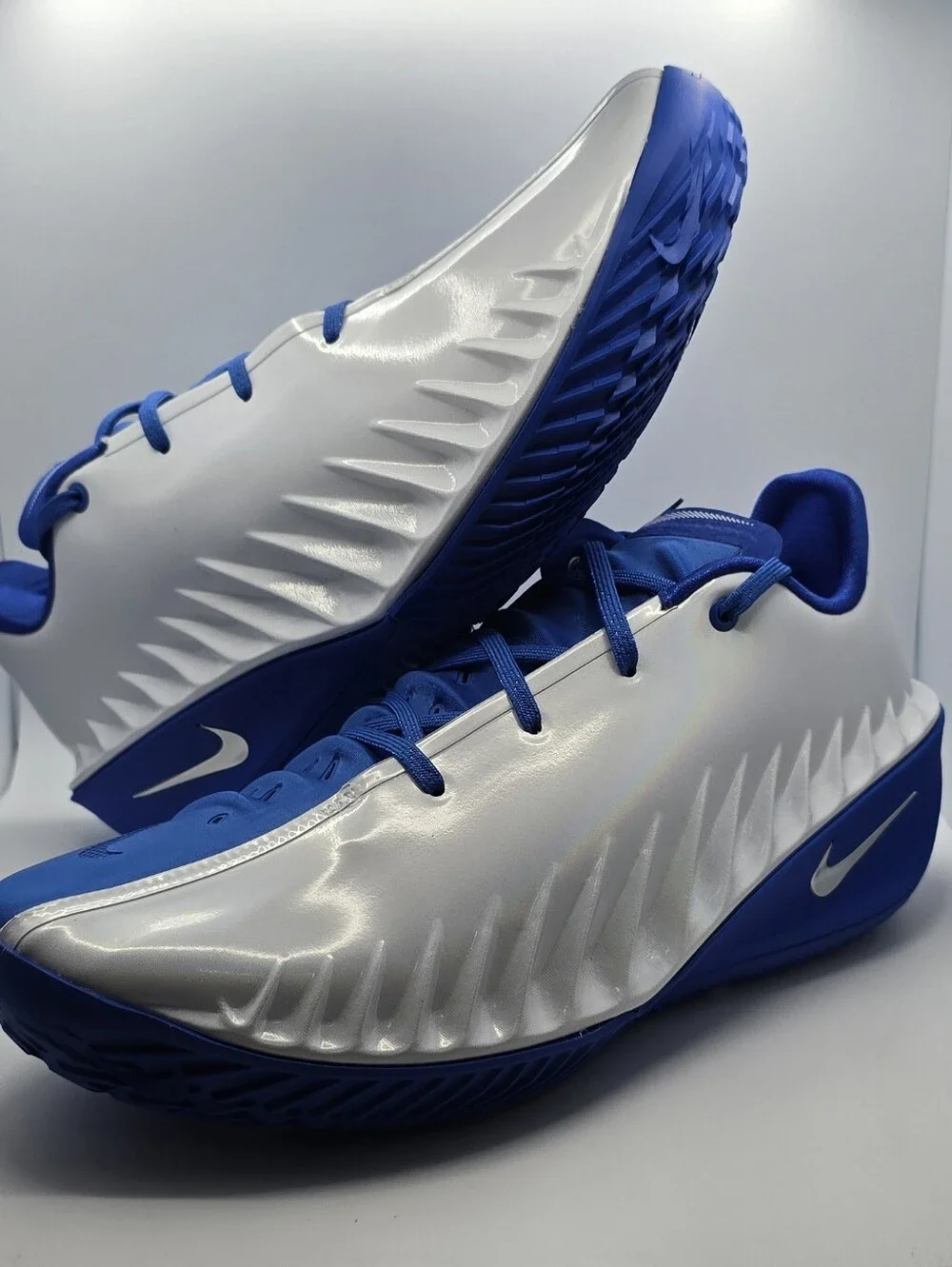 Nike G.T. Cut 4 Basketball Shoes (White/Game Royal/Metallic Silver)